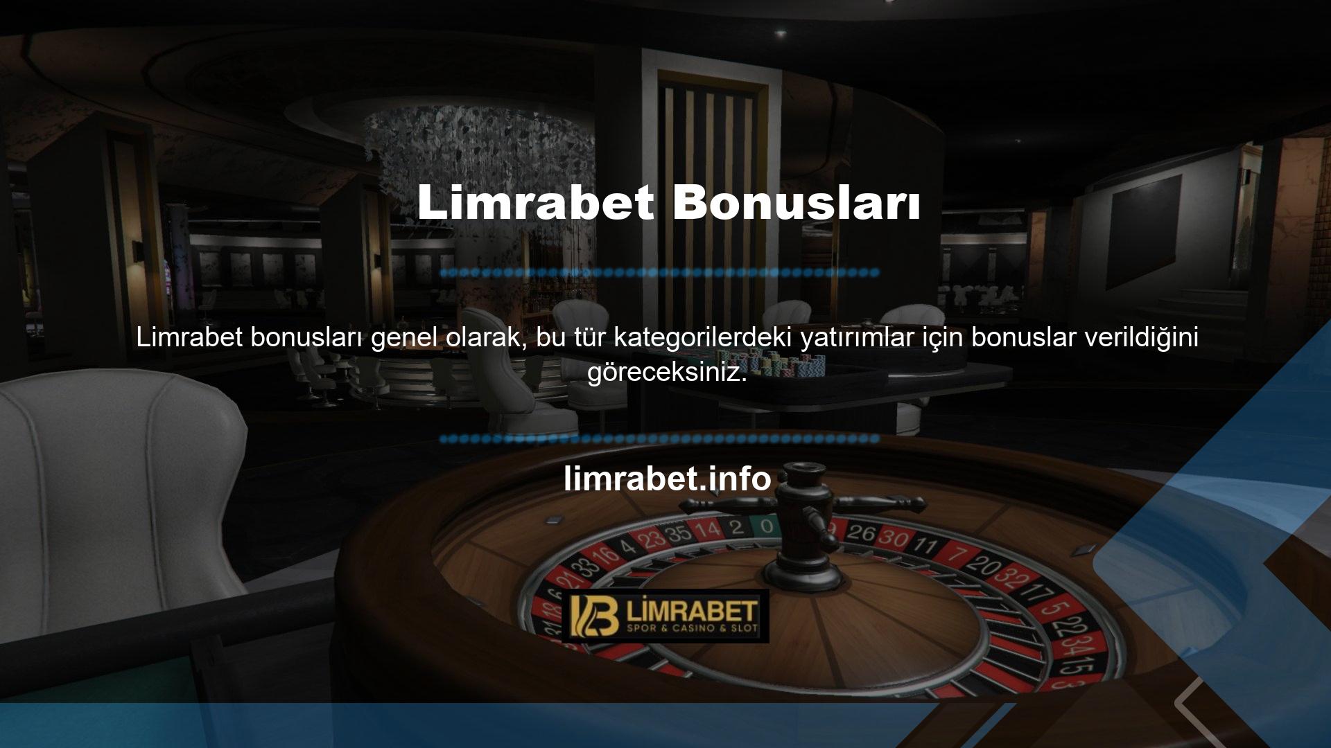 Bu bonuslar sayesinde Limrabet üyeliği size sitenin birçok kategorideki hizmetlerinden daha fazla yararlanma fırsatı verir
